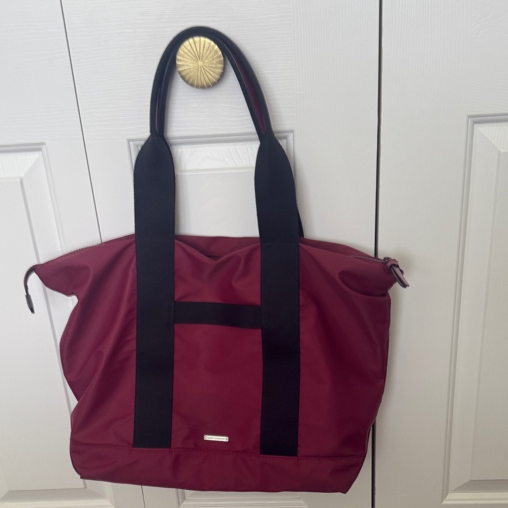 Rebecca Minkoff Deep Red and Black Tote